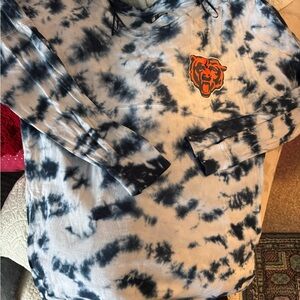NFL Tie-Dye Long Sleeve Chicago Bears Logo